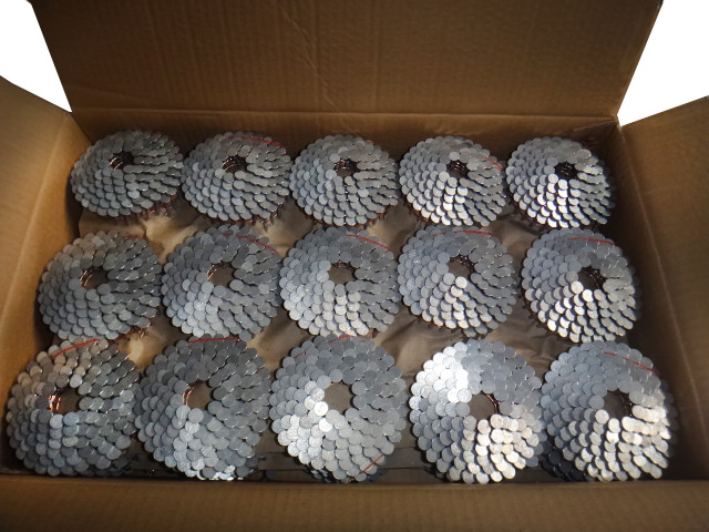 Yellow Coated Wire Coil Nails for Pallet with High Quality and Competitive Price