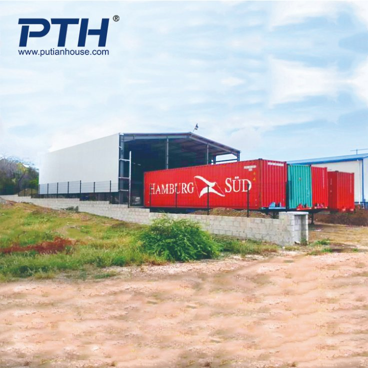 Customized Steel Structure Building as Garage