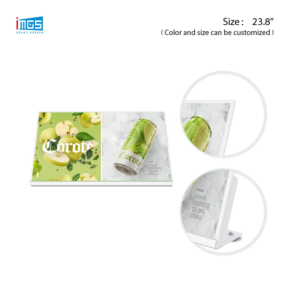 Mini 23.8 Inch LCD Poster Table Digital Signage Display Screen