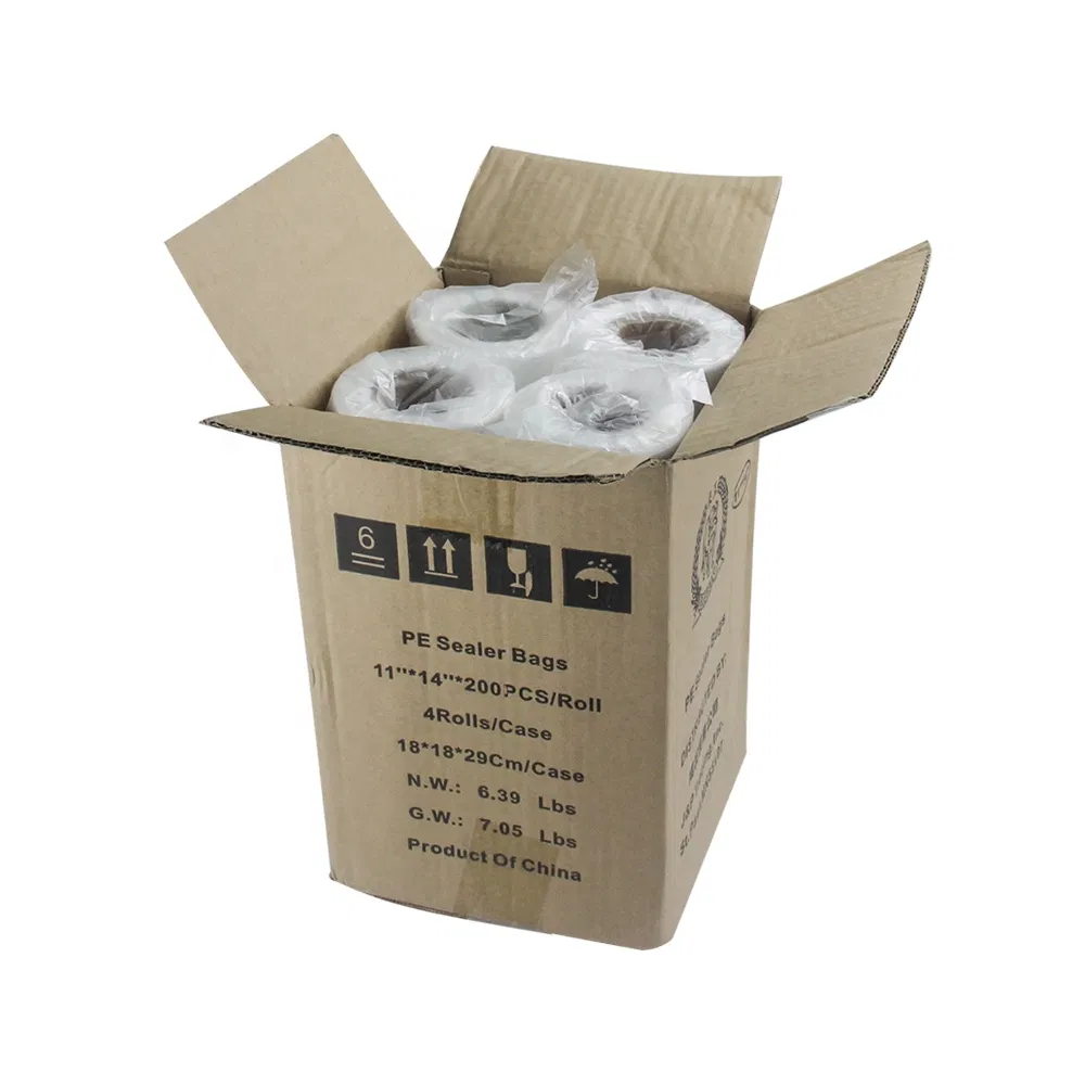 HDPE Biodegradable Fresh Vegetables Food Fruit Storage Produce Bag on Roll