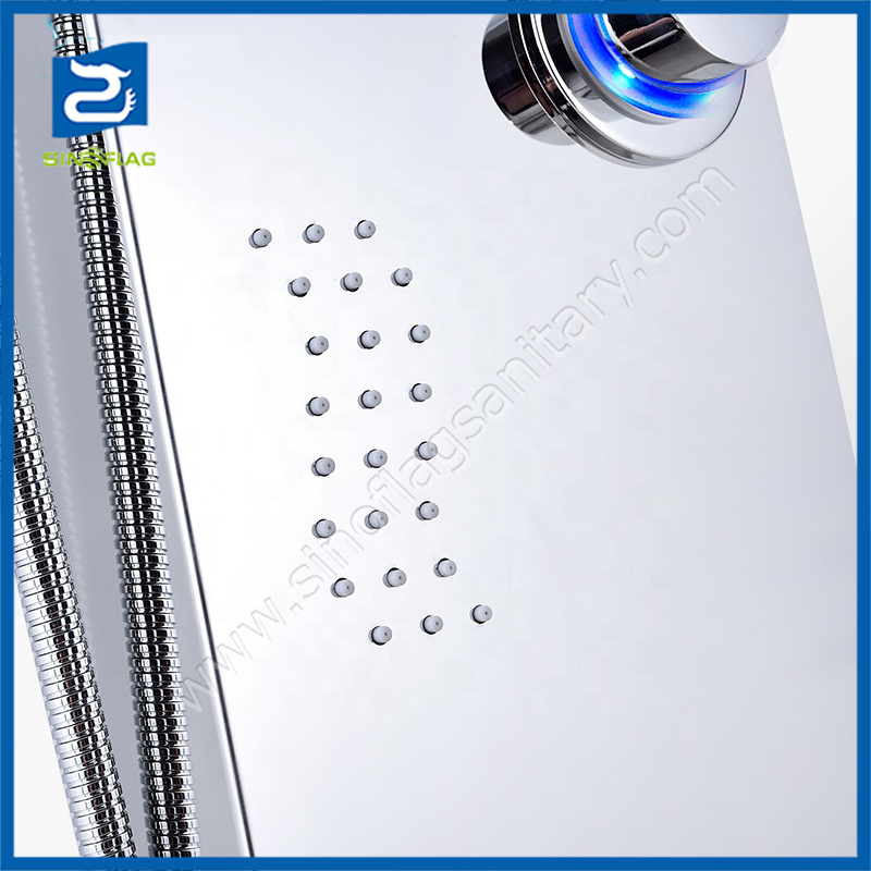 Hot Sale Bathroom Shower Panel Body Jets Black Shower Mixer