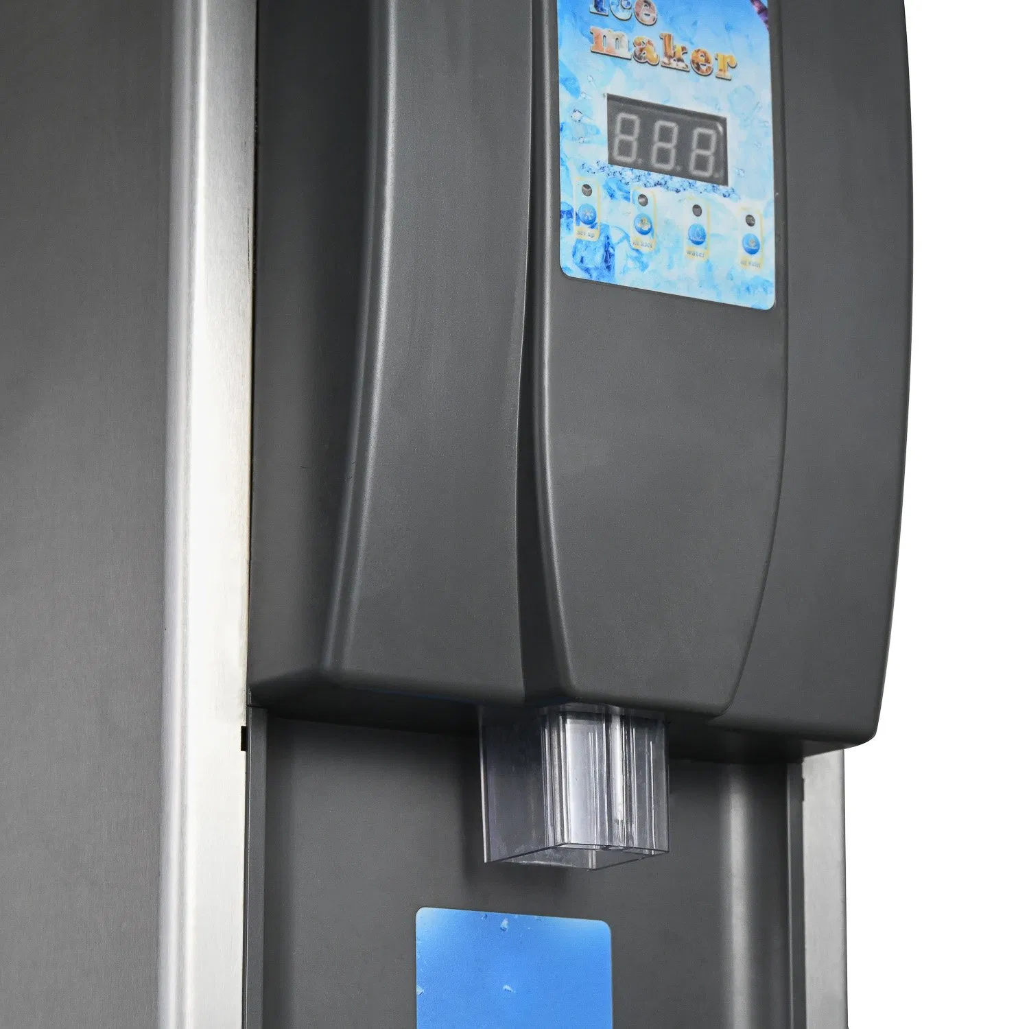 Saige Sg-210b 100kg Per Day Premium Automatic Ice Vending Machine Ice Dispenser Machine Granular Ice Maker Machine Ice Machine Ice Maker Ice Making Machine