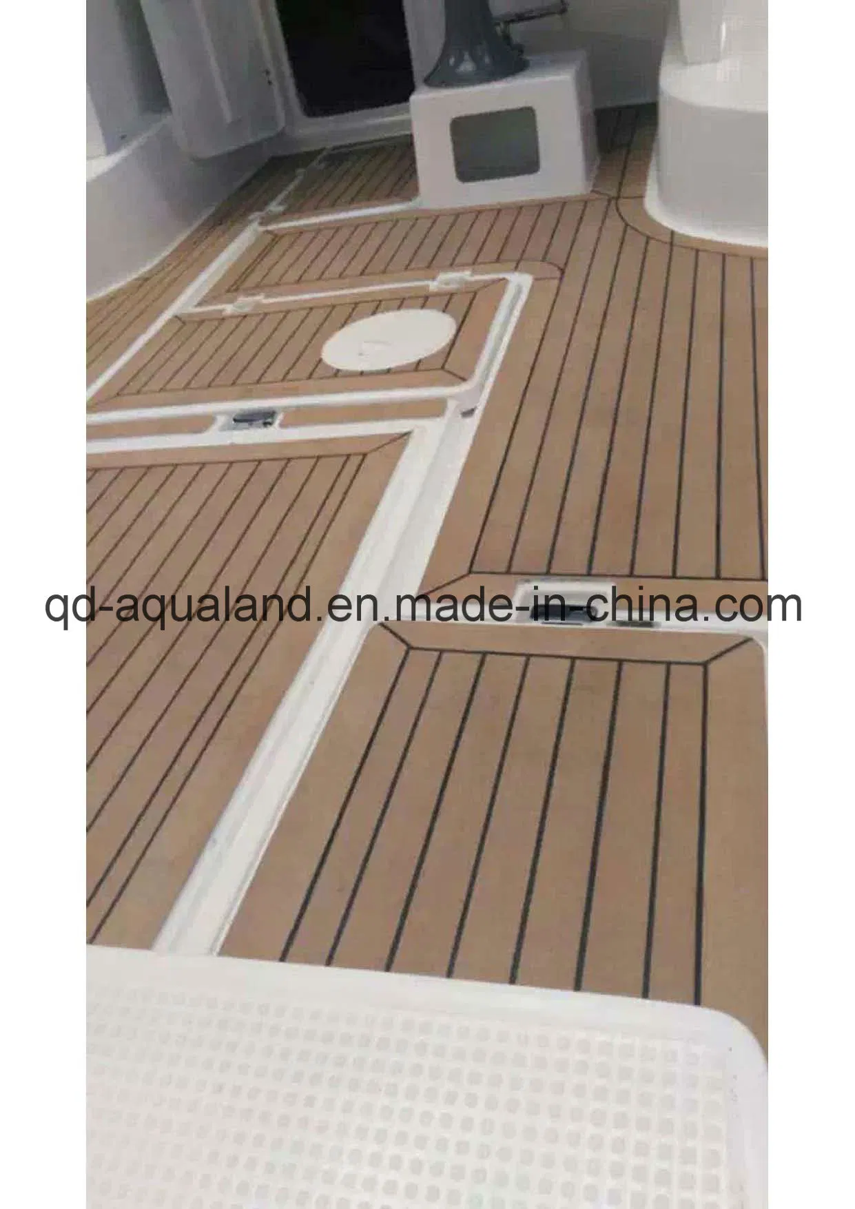 Гибкая палубная доска Aqualand из ДПК под тик