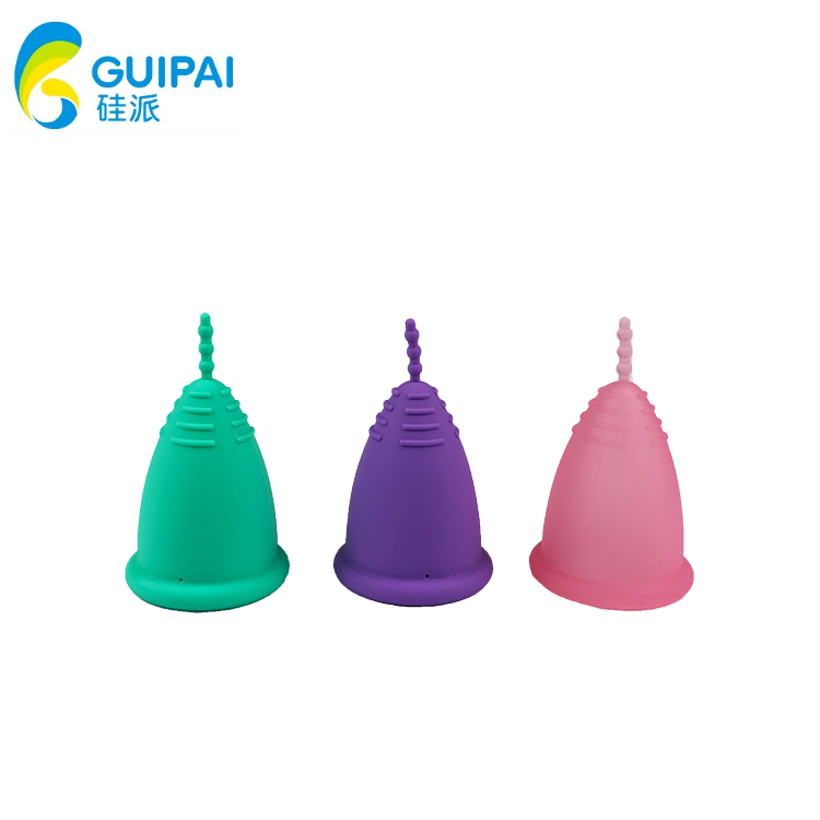 FDA Lady Period Reusable Collapsible No Spill Menstrual Cup Feminine Hygiene Silicone Menstruation Cup