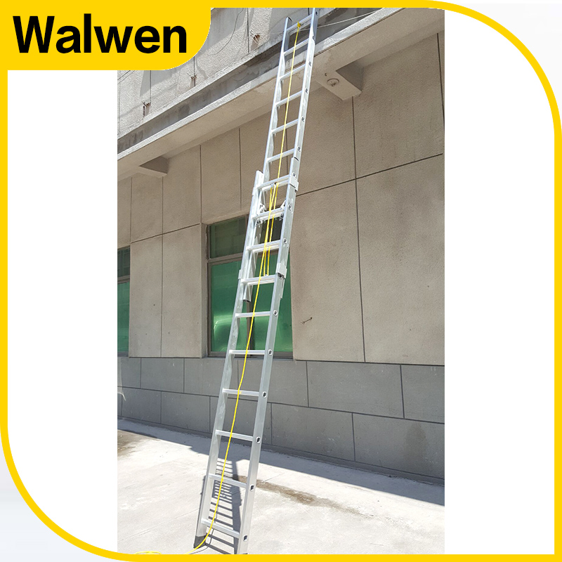 Top Safe Thicken Aluminum Multi-Purpose Extension Rope Ladder