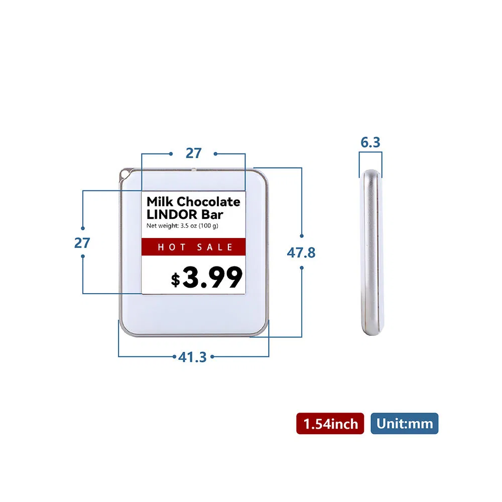 1.54 Inch E-Ink Price Tag with Timely Action Used in Industry Control Field and Automation Robot Control Display and Electric Tags Critical Timing