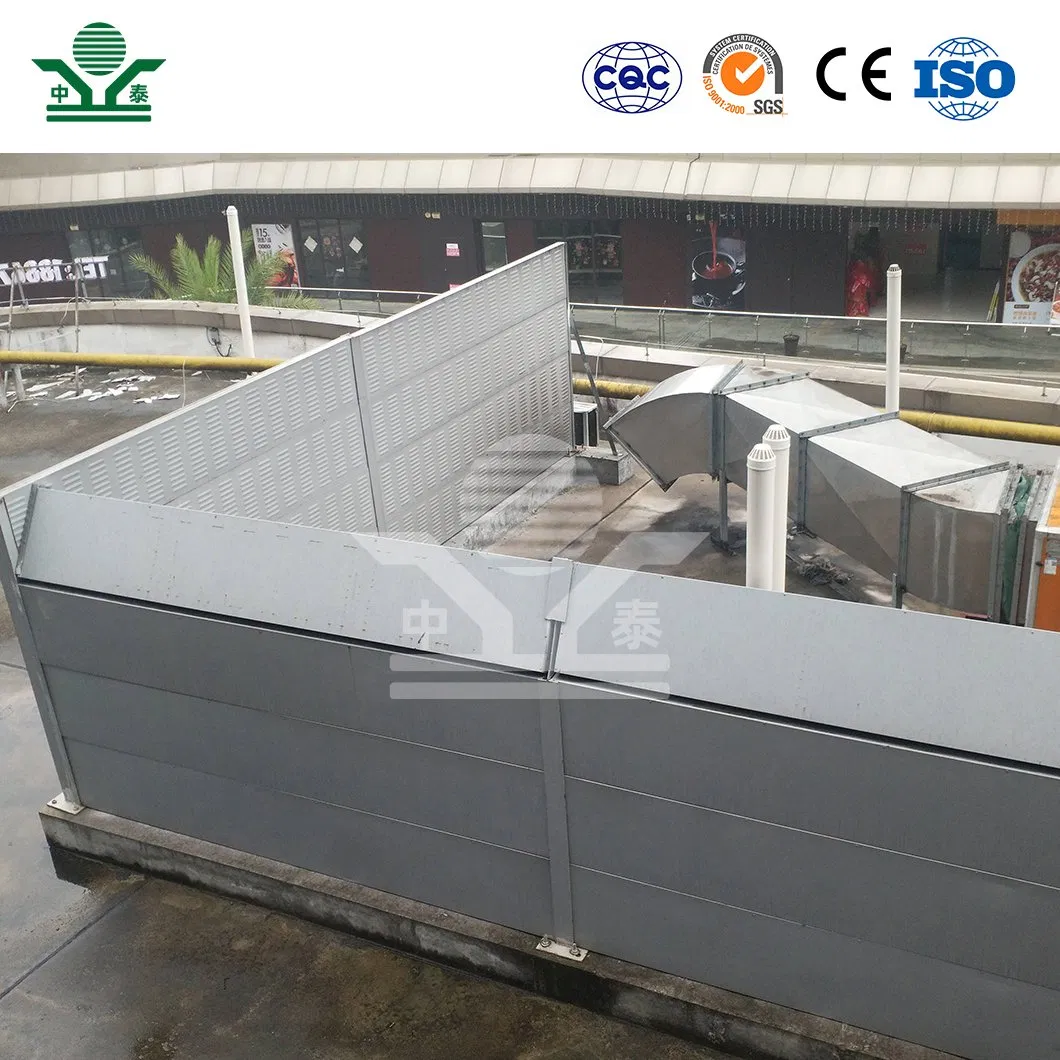 Zhongtai Noise Barrier for Generator China Factory Landscape Noise Barriers Stainless Steel Plate Material Cooling Tower Sound Barrier