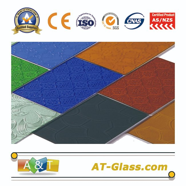 3-8mm Clear Crystal Patterned Glass Used for Window, Furniture, etc