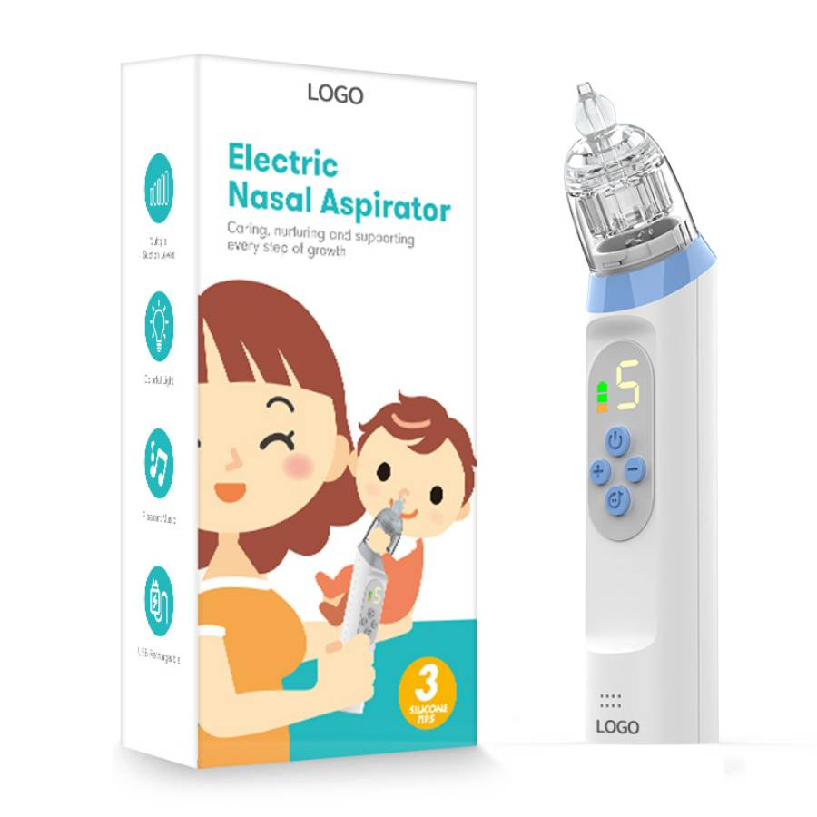 OEM/ODM Waterproof 5 Suction Level Electric Nose Care Baby Nasal Aspirator