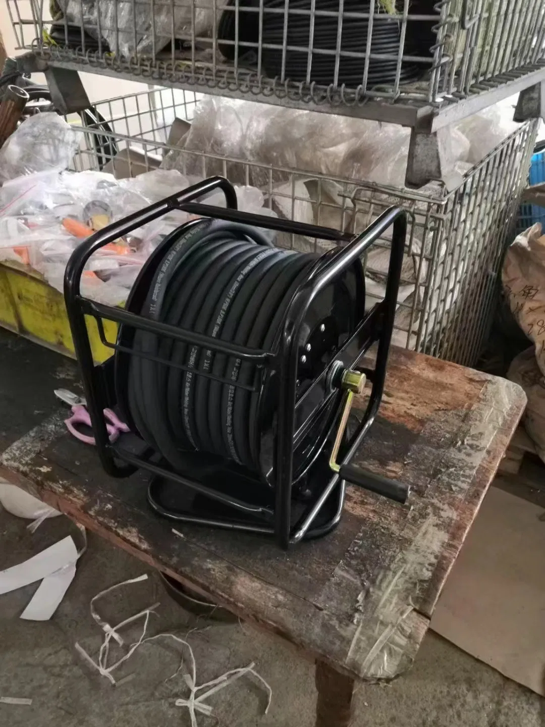 Flexible Hose Reel Air Garden Retractable Water Hose Reel