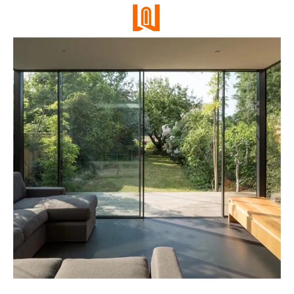 Exterior Soundproof Thermal Break Aluminum Slim Stackable Sliding Door