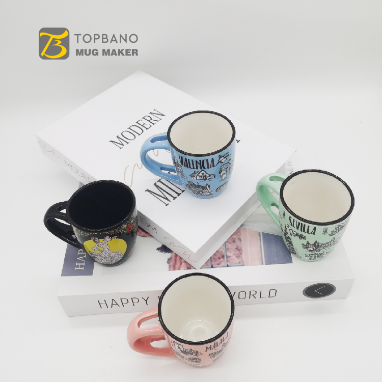 Tp-CE0105h Espresso Ceramic Latte Porcelain 120ml 180ml Coffee Cup Mug