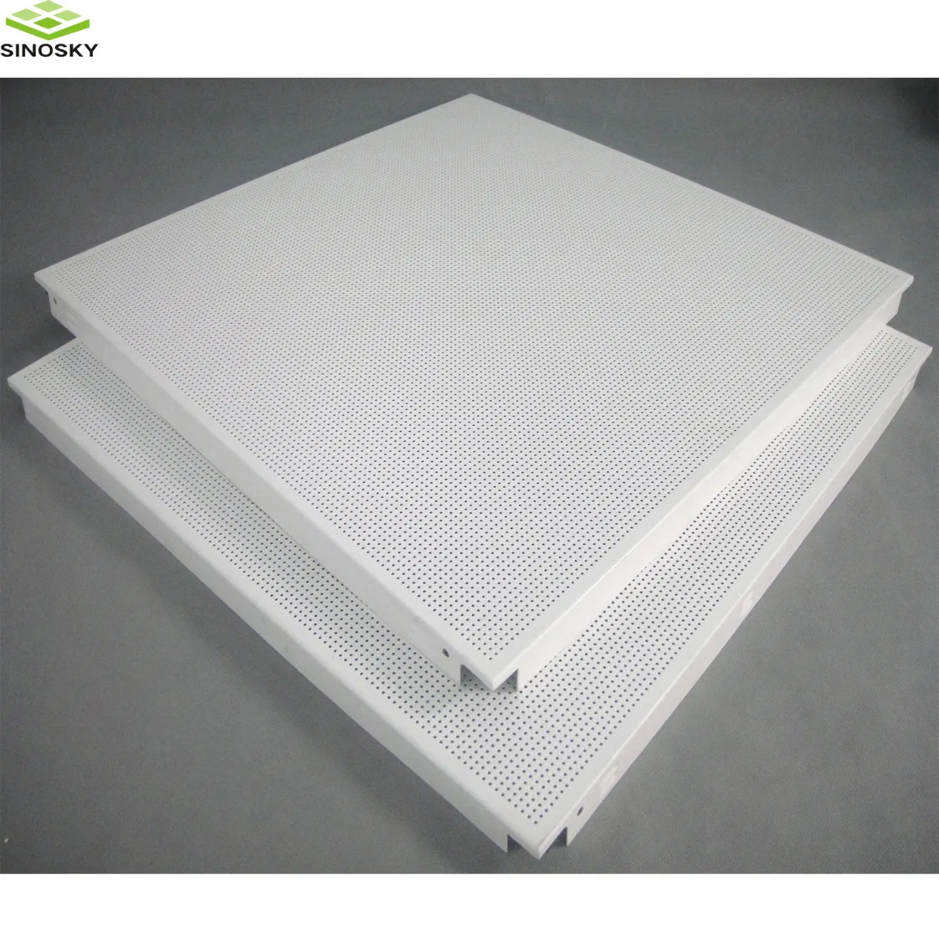 600*600 Aluminum Square Ceiling Panel Aluminum Perforated Metal 2*2 Ceiling