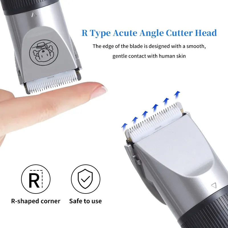 Wholesale Customization Ceramic Blade Powerful Rechargeable Professional Dog Hair Clippers Grooming Pet Clippers