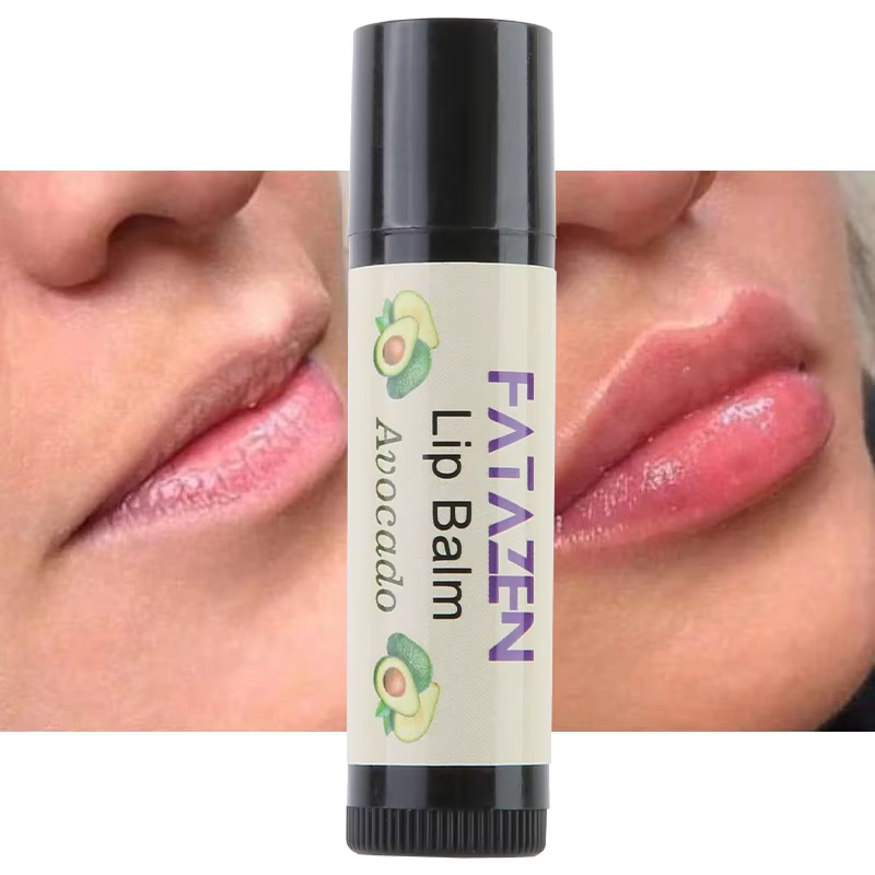 Beauty Products Organic Honey Shea Butter Lip Balm Private Label Avocado Flavor Eco Chapstick OEM Odmmoisturizing Lip Butter