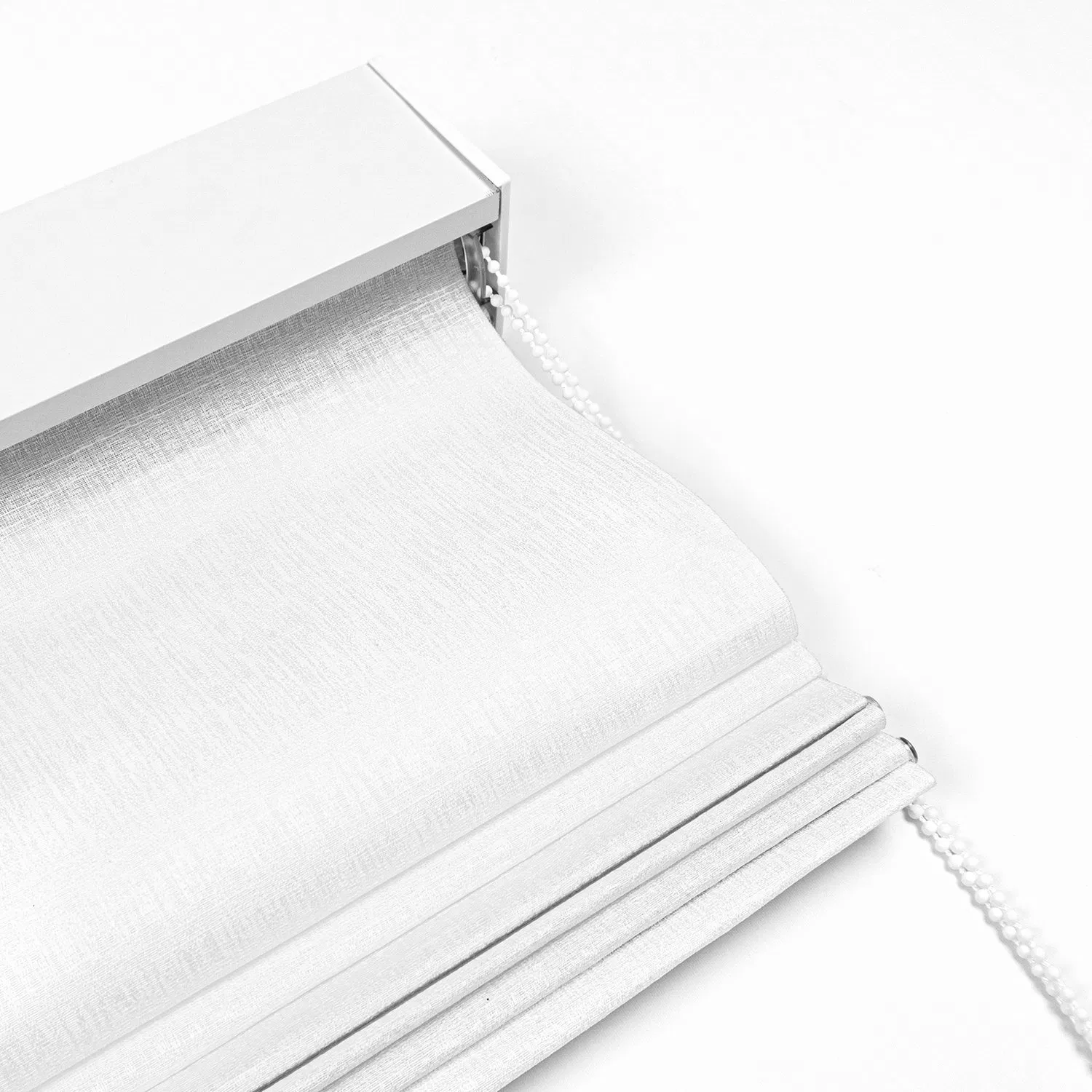 Modern Roman Shades Fabric Roller Tube Blinds Windows Indoor Balcony Bedroom Office Semi-Blackout Manual Control Cordless Shades