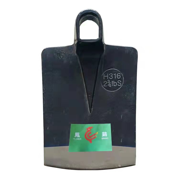 Railway Steel Hoe Head Agricultural Farm Tools Digging Hoe H316 Garden Hoe