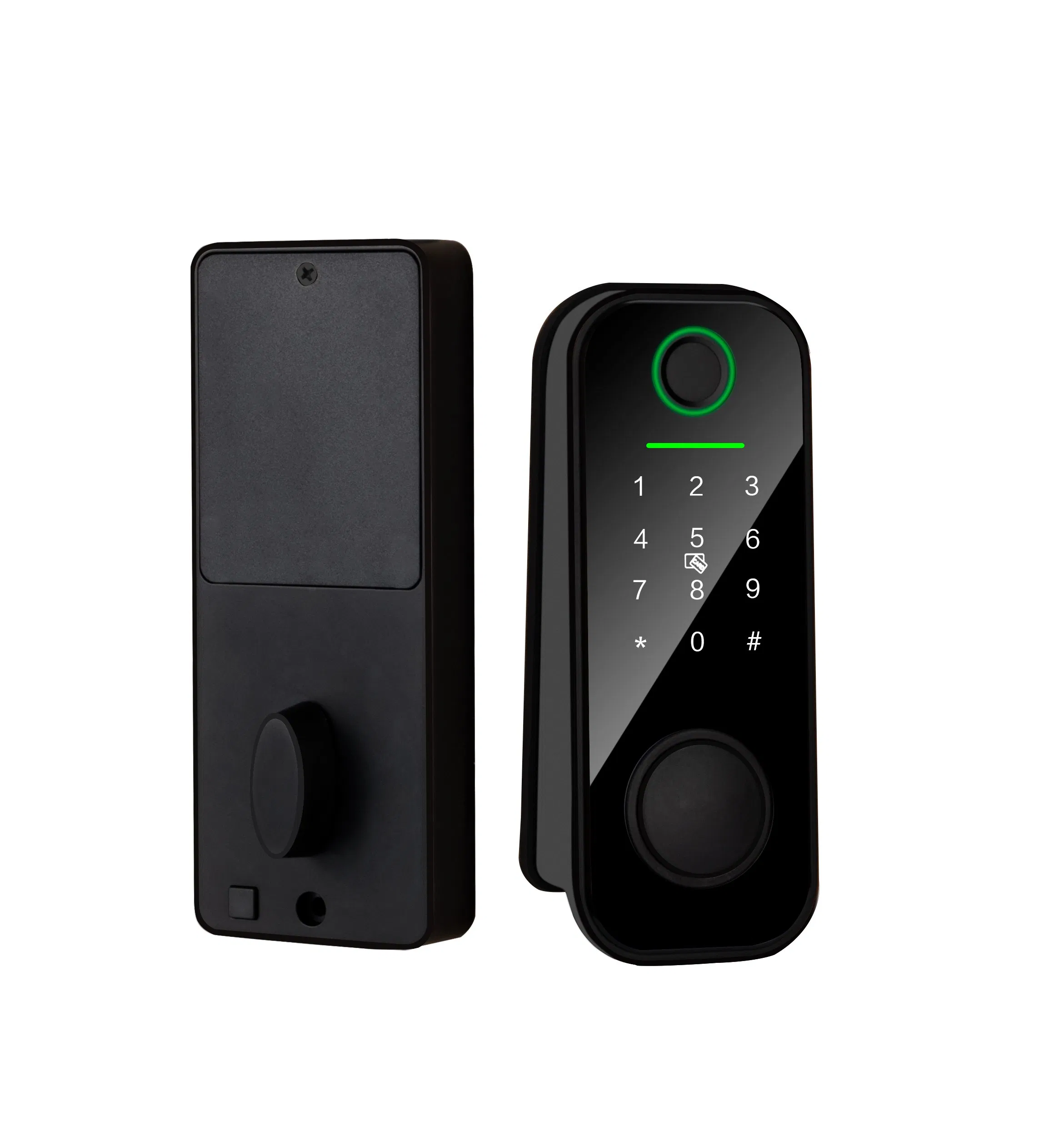 European and American Closed Door Fingerprint Lock Indoor Wooden Door Smart Lock