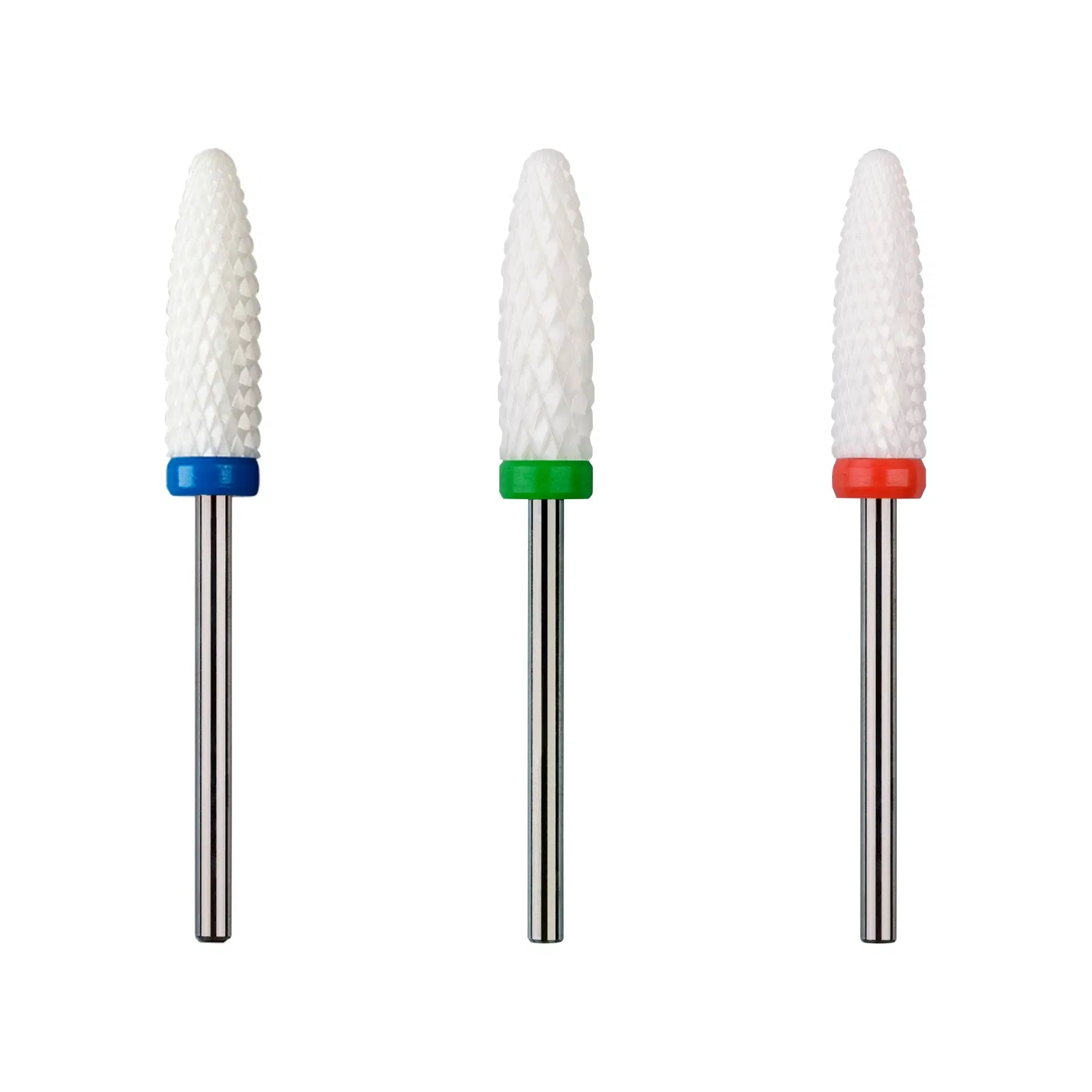 Long Flame Rocket Ceramic Manicure Nail Polish Cleaning Rotary Burr