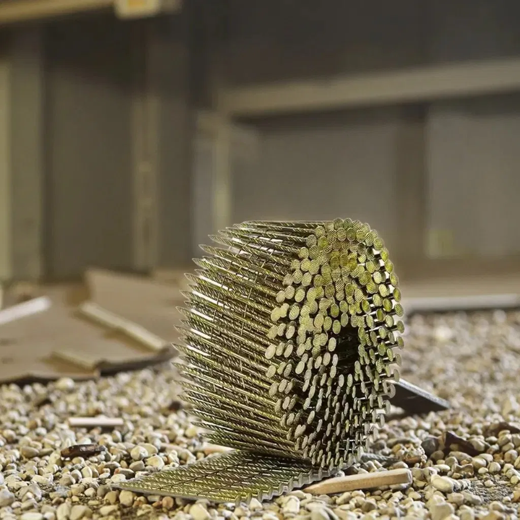 Wholesale 1 3/4 Coil Roofing Nail Galvanized Steel Common Nail with Smooth Shank 3 1/4 Galvanized Ring Shank Pallet Coil Nail