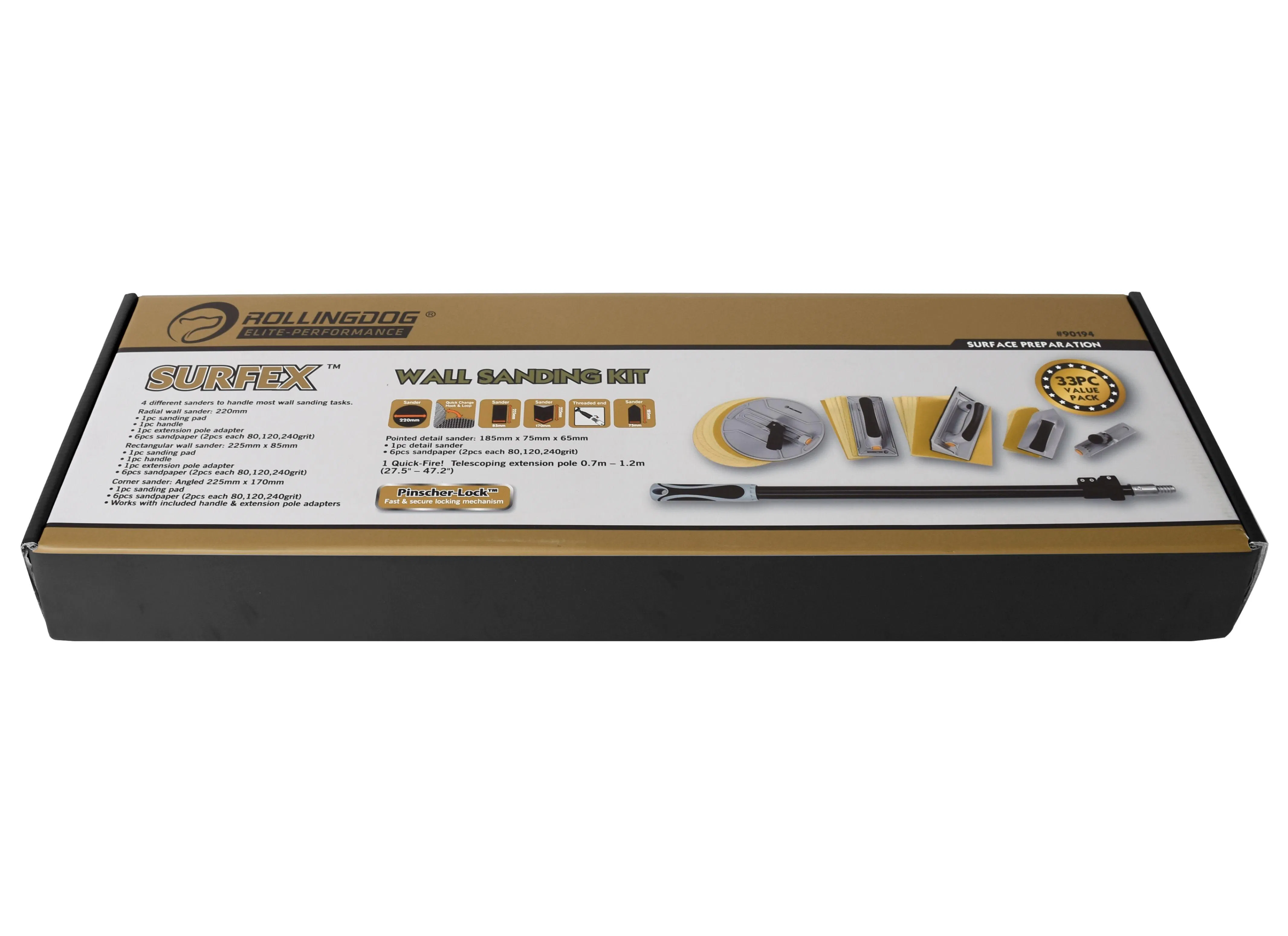 Rolingdog-Elite 90194 Wall Sanding Kit Us Style