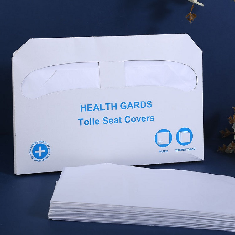 250sheets 1ply Smooth Paper Disposable Toilet Seat Covers Flushable