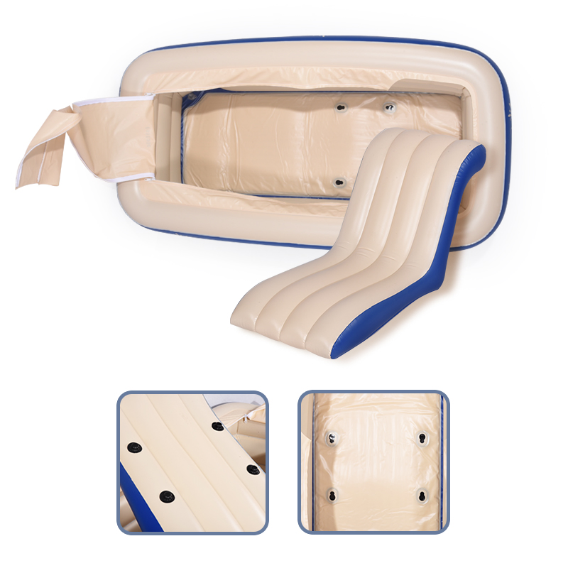 Portable Inflatable Bathtub for Adults Foldable Ice Bath Tub Adults Inflatable Tub