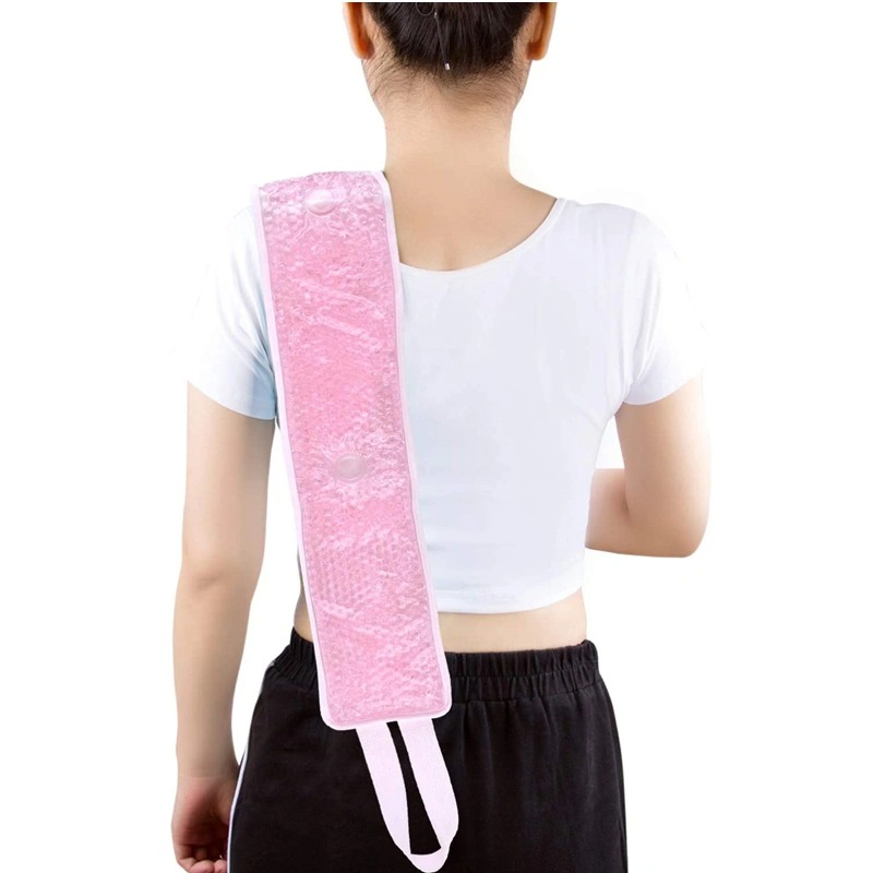 Reusable Cool Neck Shoulder Therapy Hot Cold Gel Beads Pack Therapy Bag Wrap