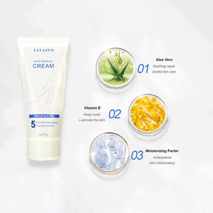 Mild Painless Hair Growth Inhibition Remove Dark Spots Smooth Hair Removal Cream