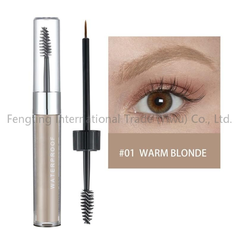 Waterproof Eyebrow Setting Gel Enhancer Wholesale Eye Brows Extensions Enhancer Double Head Liquid Tinted Eyebrow Gel