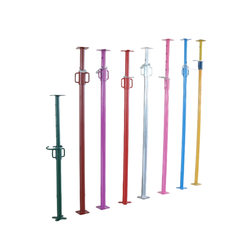 Height Adjustable Durable Powder Coated Shoring Steel Prop for Highrise Building
