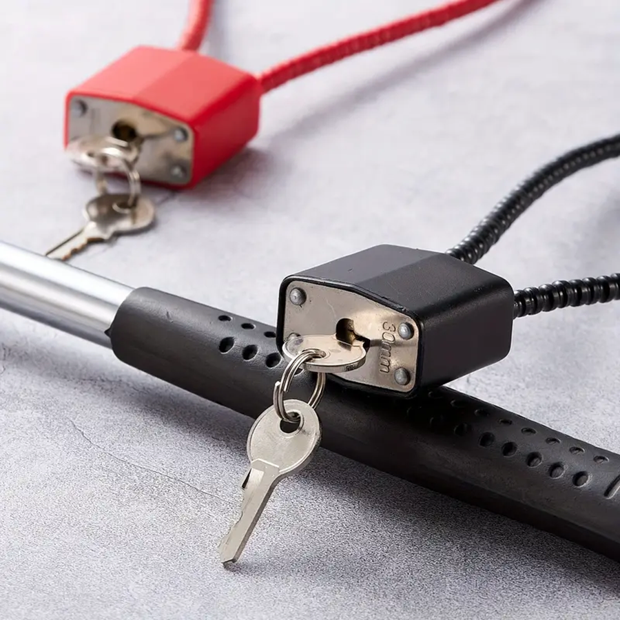 Reliable Iron Pad Lock with Two Keys, Custom Color, and Key Unlock