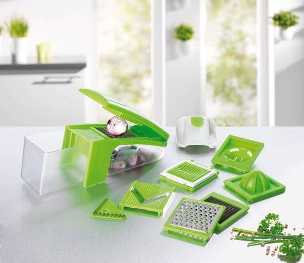 Тёрка многофункциональная Genius, зелёная