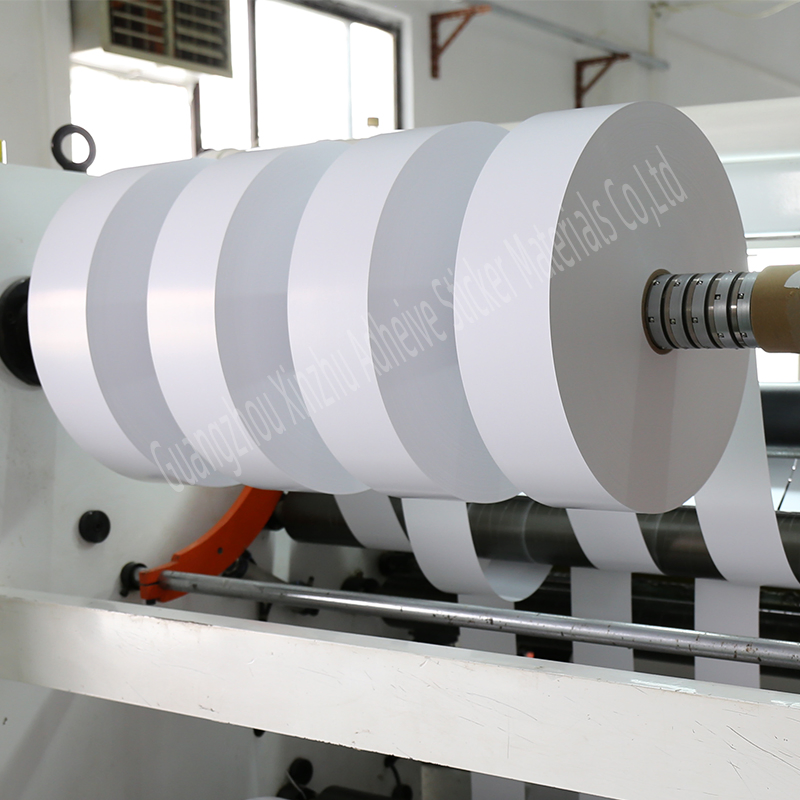 250g Thermal Paper Card Thermal Adhesive Sticker Material Label Rolls Sticker Material