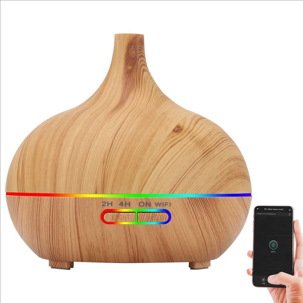 Tuya WiFi Smart Ultrasonic Humidifier Aromatherapy Aroma Essential Oil Diffuser Work with Alexa Google Home