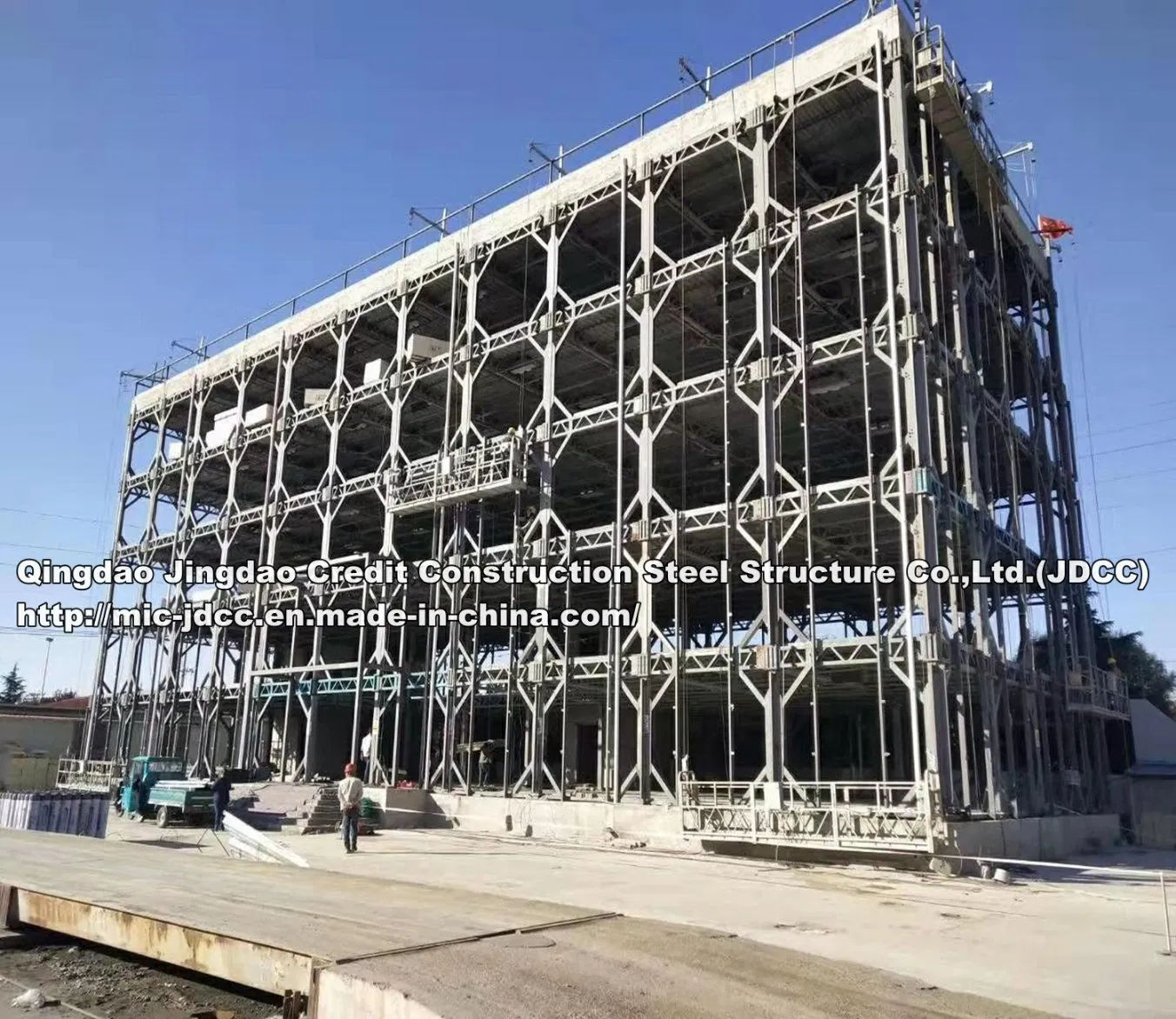 Ce, ISO9001, BV, SGS, Iiw, ISO3834, Exc-3,NDT Mt, NDT Ut, ISO14001, Aisc,OHSAS1800 Prefab Prefabricated Modular Modern Great Painting Advantage Steel Buildings