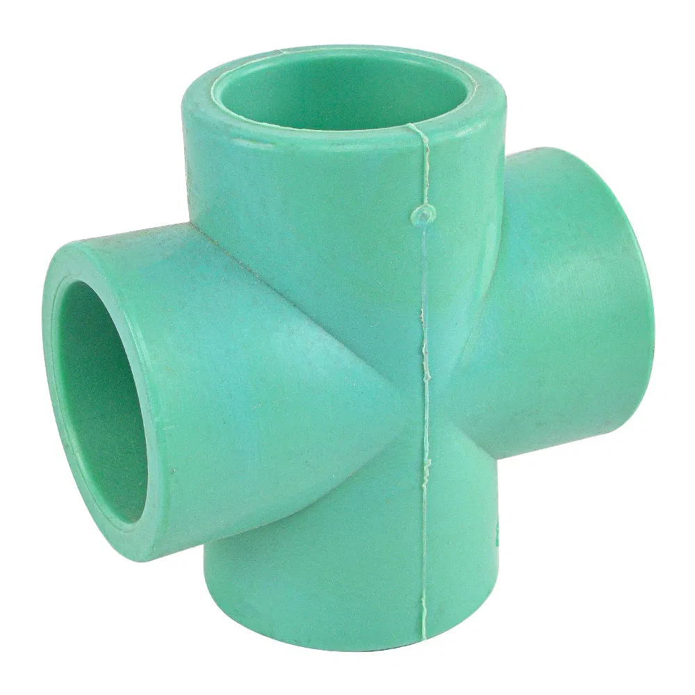 PPR Pipe Connection Cross Plastic Pipe Fittings