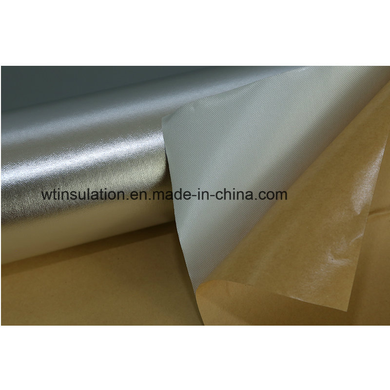 140g Fiberglass Reinforced Aluminum Foil Tape Self Adhesive Non-Flammable Fireproof