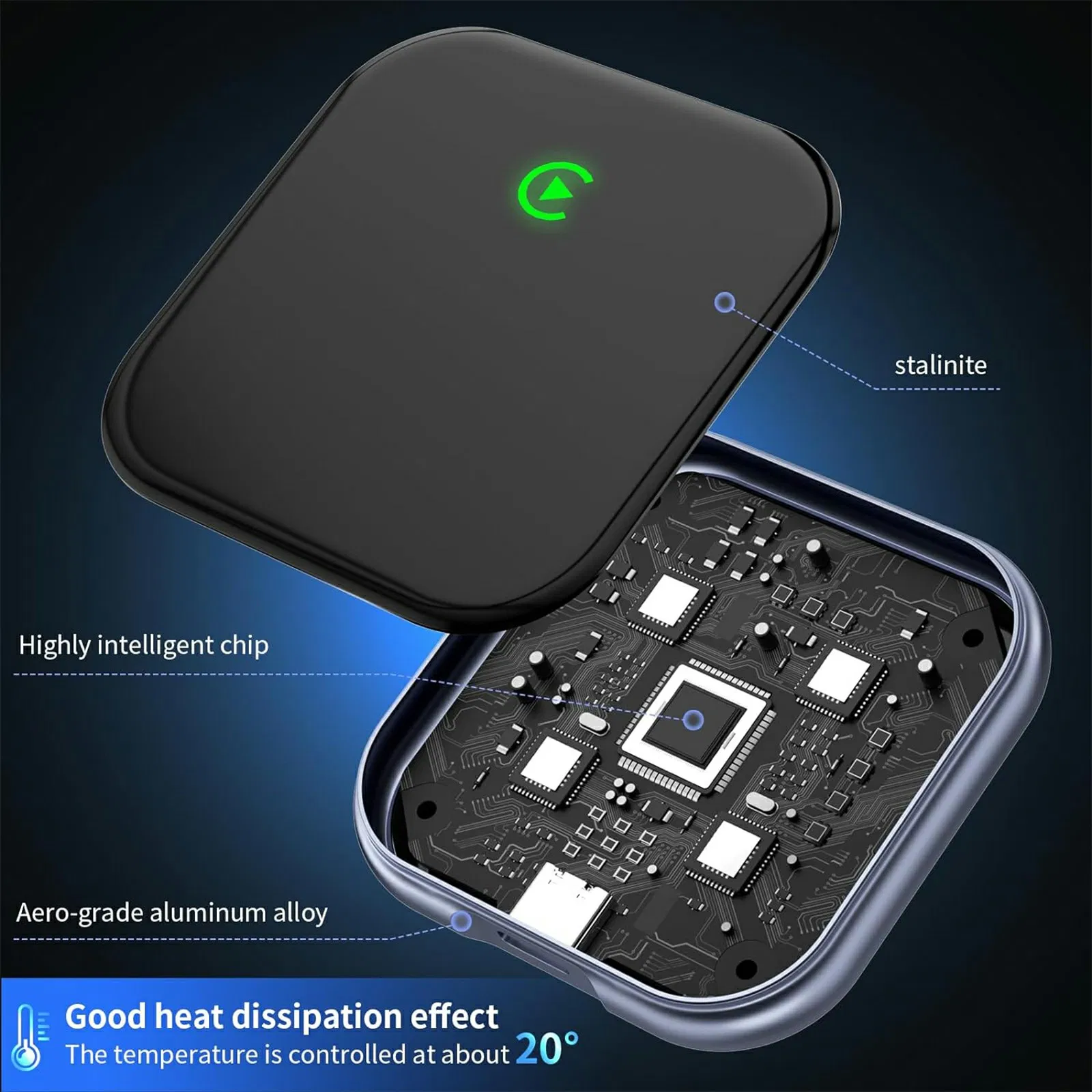 Адаптер By963 для CarPlay: WiFi и Bluetooth