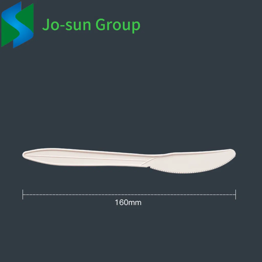 Jo-Sun Eco Friendly Biodegradable Disposable Cornstarch Cornstarch Fork and Spoon