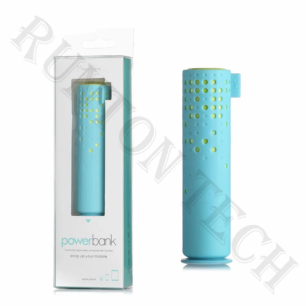 Rt-U18 Custom Logo Portable Suction Cup Phone Holder Power Bank