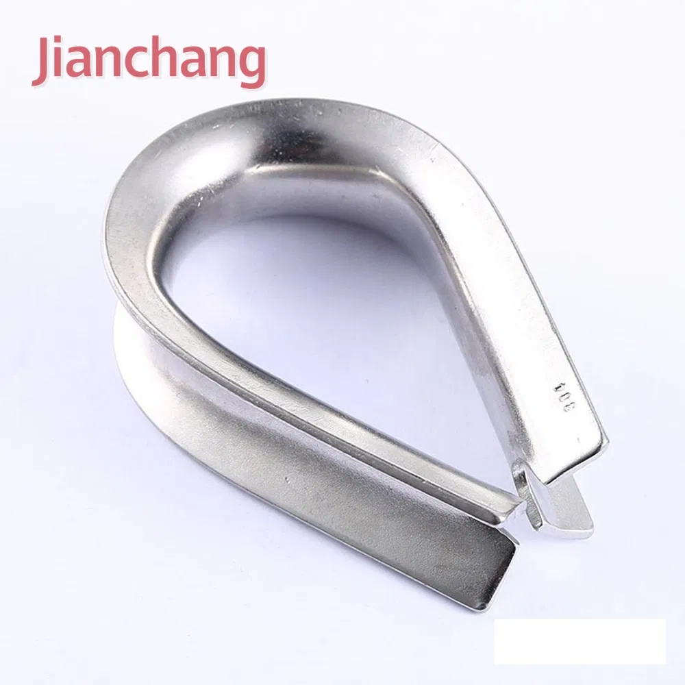 Galvanized Stainless Wire Rope Thimbles for 3mm Electric Wire Rope Cable