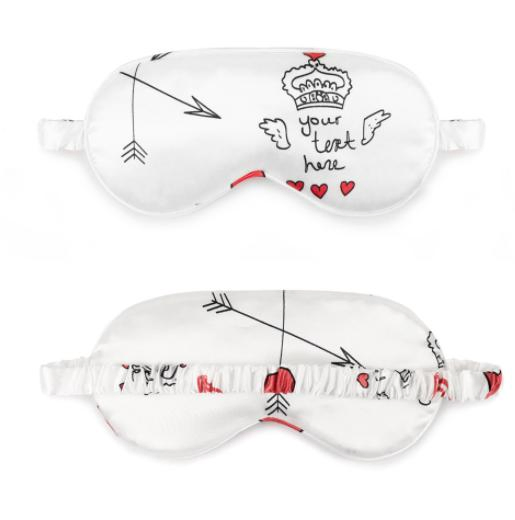 Custom Logo Satin Portable Travel Sleep Eye Mask Cheap Soft Eye Cover Eyeshade