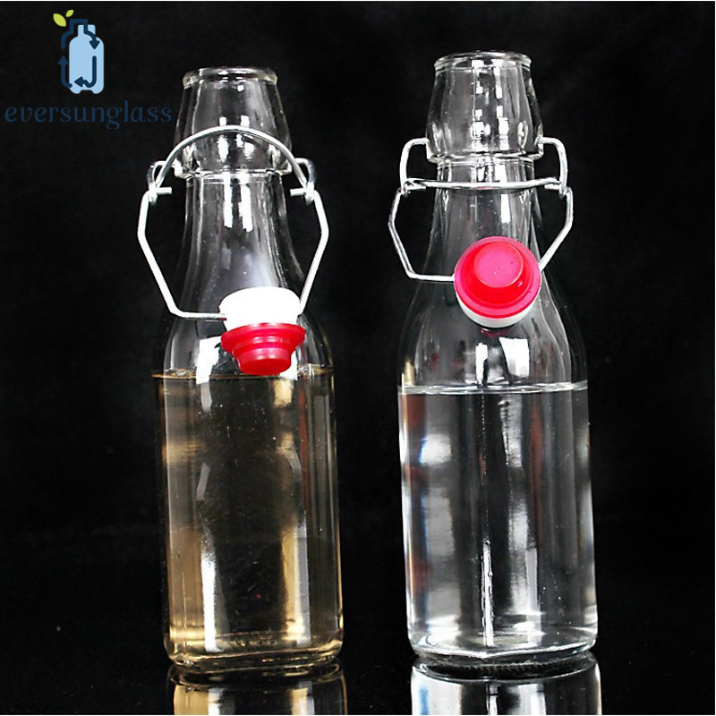 Wholesale 750ml Round Olive Oil Bottle with Clasp Clip