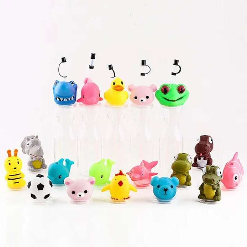 Party Slush Cup Plastic Bottle with Lid and Straw Tg008_3