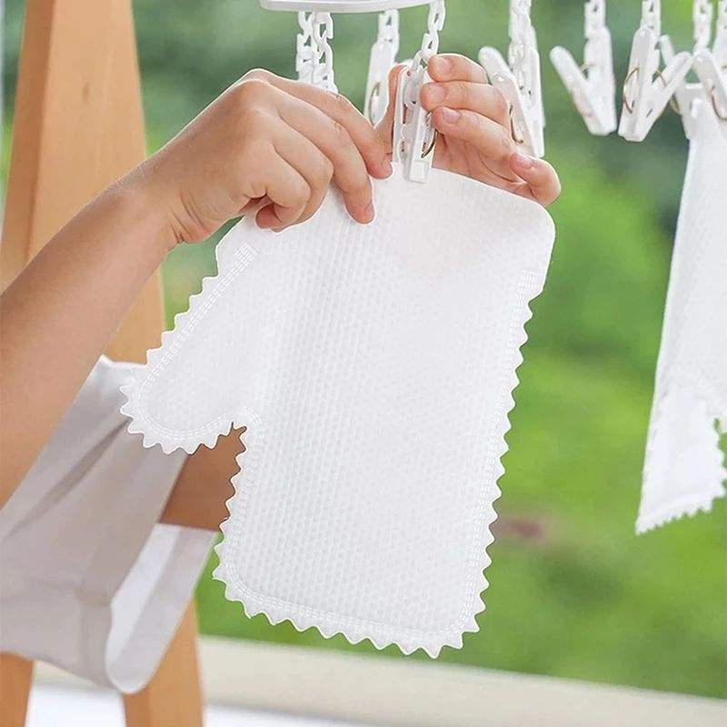 New Arrivals High Quality Non Woven Needle Punched Household Cleaning Mittens Disposable Wet and Dry Mitten for Dust Removal