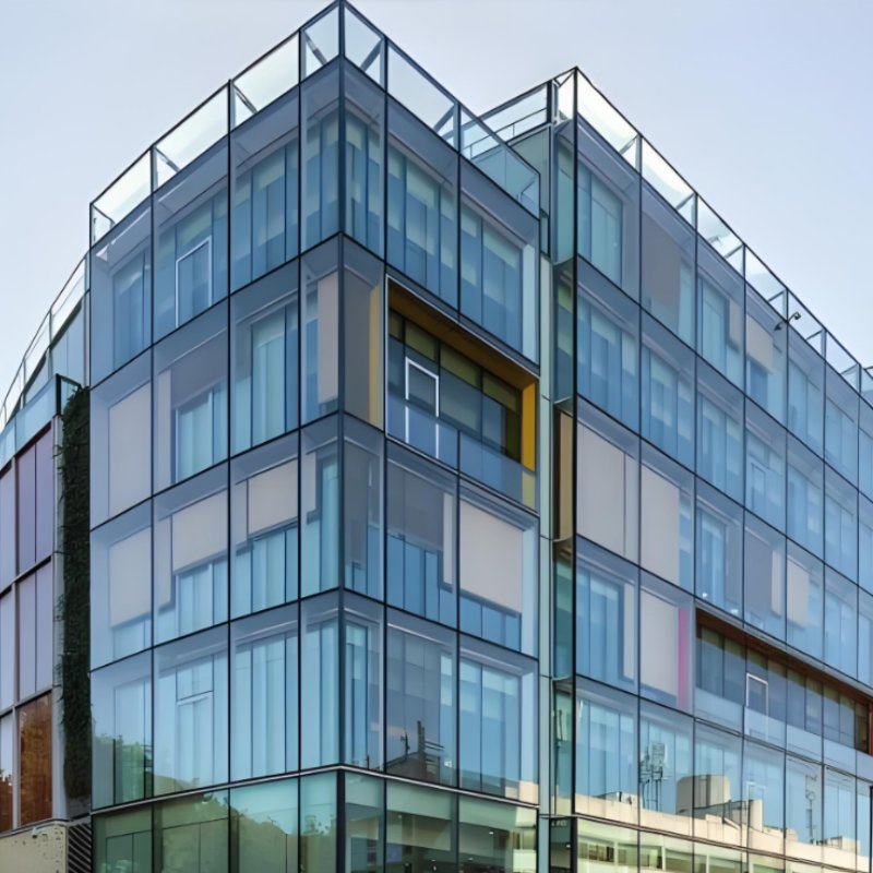 China Manufacturer Standard Aluminum Curtain Wall Double Glazed Building Material