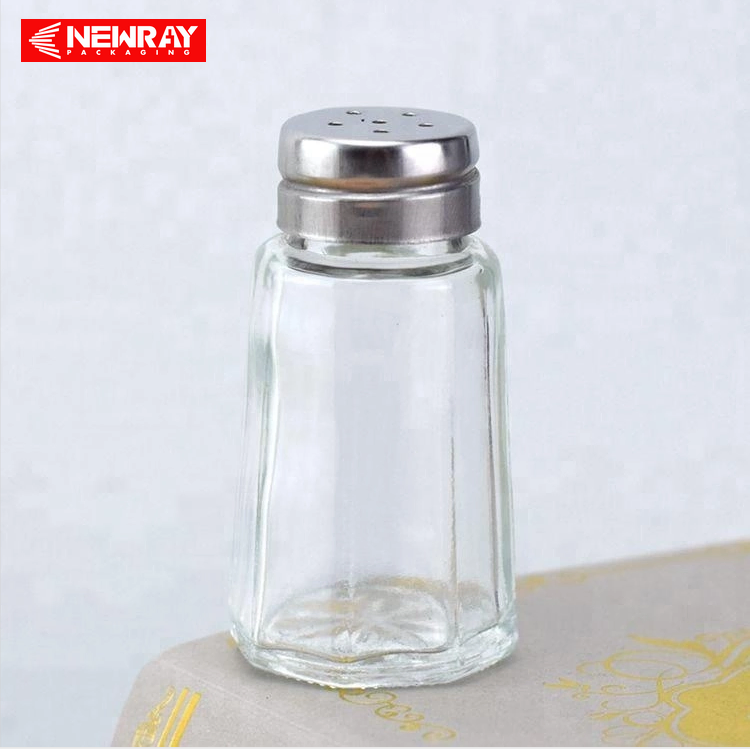 80ml Cone Shape Small Spice Jars Glass