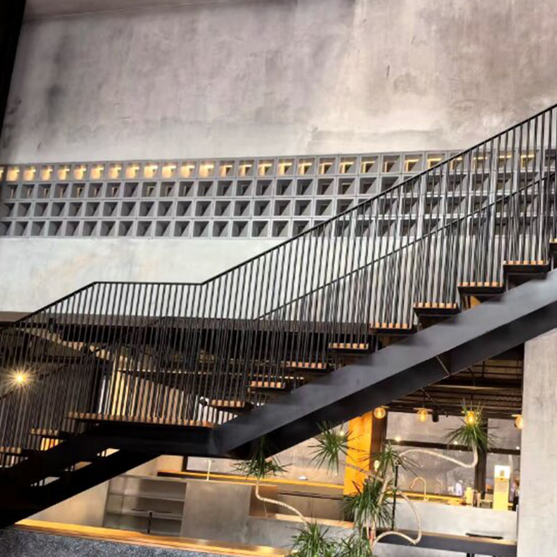 Steel Structure Staircase for Construction Engineering Walkway Steel Staircase