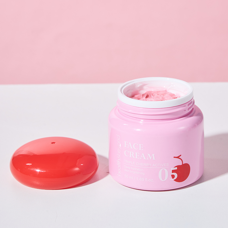 Private Label Gift Kits Skin Care 50ml Cherry Hydrating Face Cream